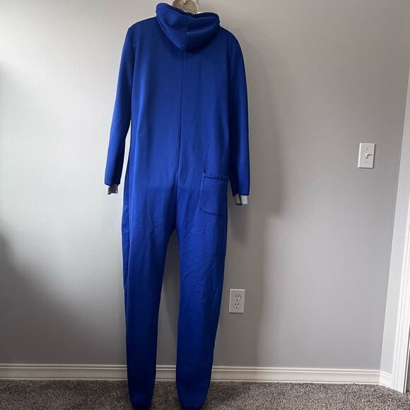 Superman One Piece Hooded Fleece PJ's Size XXL - Picture 3 of 7
